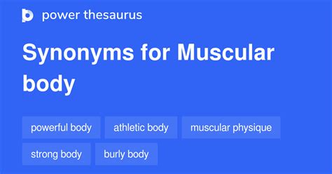 synonym for muscular|slang words for muscular.